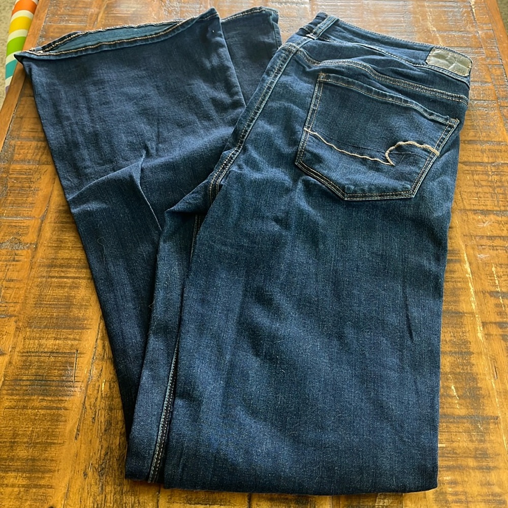 American Eagle Hi-rise artist Flare Size 12 X-Long